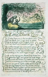 The Little Black Boy, plate 5 from Songs of Innocence, 1789